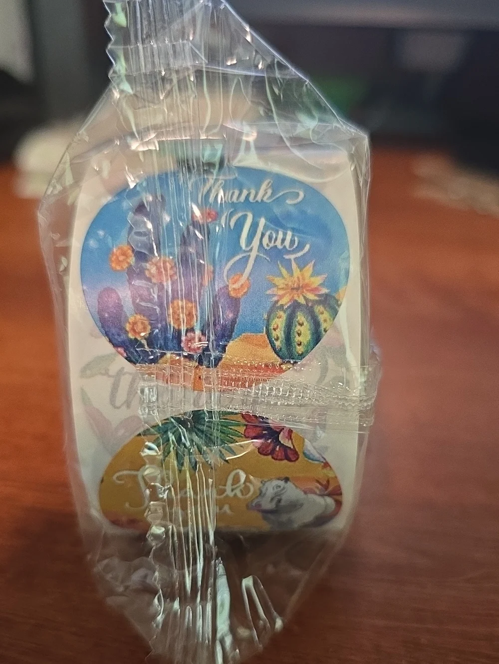 Thank You Stickers Tropical 1.5